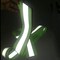 Silver Sew On Reflective Tape for Chothing Safety Fabric Webbing Trim Strip Green 2" x 16ft